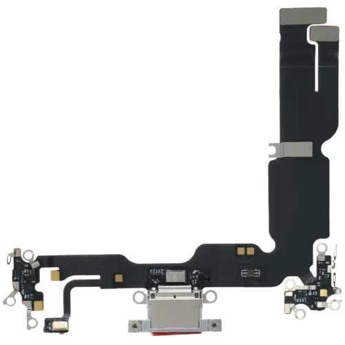 Charging Port Flex Cable With Board For iPhone 15 Plus (Genuine OEM) (Blue)