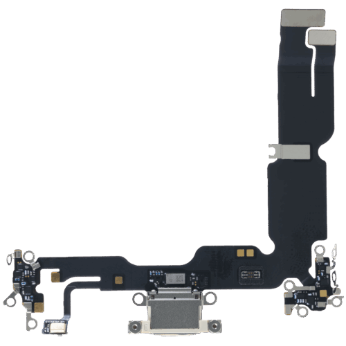 Charging Port Flex Cable With Board For iPhone 15 Plus (Genuine OEM) (Yellow)
