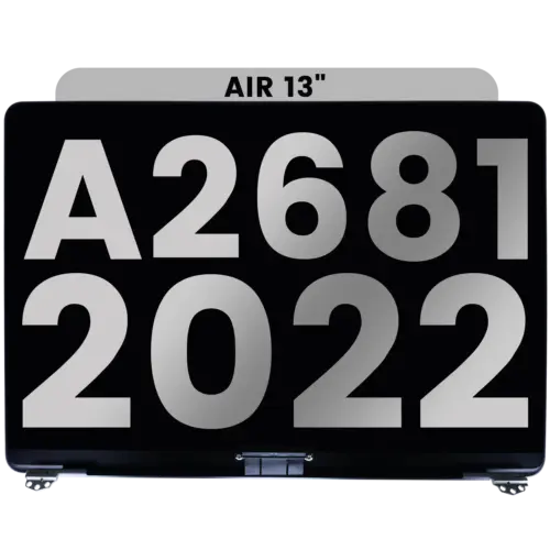 Complete LCD Display Assembly For MacBook Air 13" A2681 (2022) (Genuine OEM) (Space Gray)