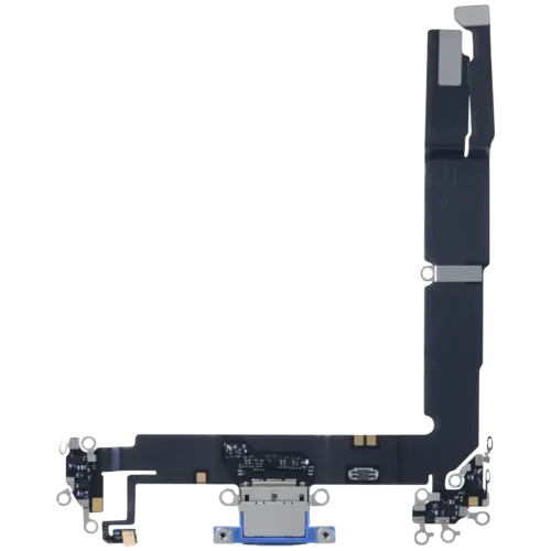 Charging Port Flex Cable With Board For iPhone 16 Plus (Genuine OEM) (Ultramarine)