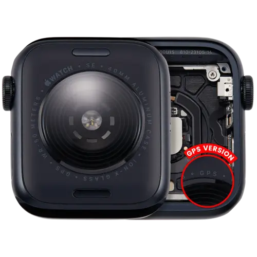 Housing Assembly For Watch Series SE 3rd (40MM) (Used OEM Pull: Grade A) (GPS Version) (Aluminum / Midnight)