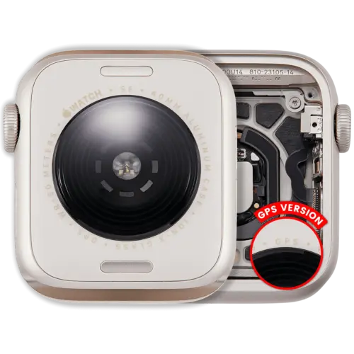 Housing Assembly For Watch Series SE 3rd (40MM) (Used OEM Pull: Grade A) (GPS Version) (Aluminum / Starlight)