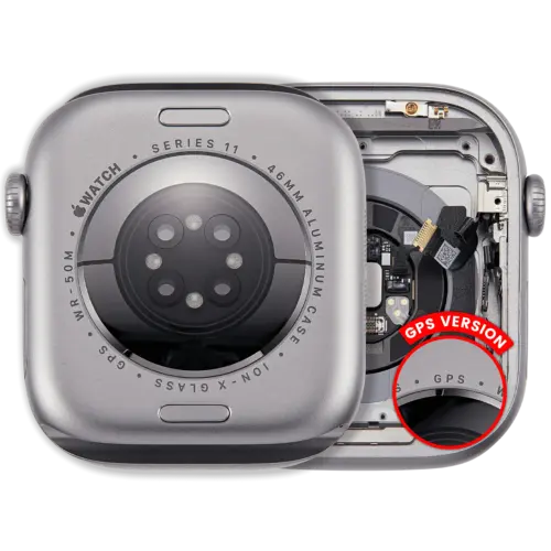 Housing Assembly For Watch Series 11 (46MM) (Used OEM Pull: Grade A) (GPS Version) (Aluminum / Space Gray )