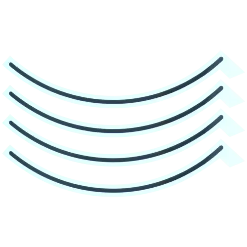 Bottom Cover Screw Pad Adhesive Strips For Mac Studio A2615 (2022) (Genuine OEM)