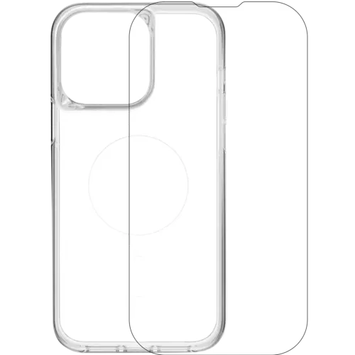 Skech Case with MagSafe with Screen Protector And For iPhone 15 Pro (Clear)