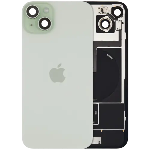 Back Glass w/ MagSafe Magnet & NFC & Flashlight Flex For IPhone 15 Plus (Genuine OEM) (Green)