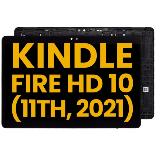 LCD Assembly With Frame For Amazon Kindle Fire HD 10 (11th Gen, 2021) (Refurbished) (All Colors)