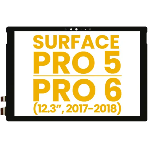 Digitizer With Flex Cable For Microsoft Surface Pro 5 / Pro 6 (1796) (Glass Separation Required)