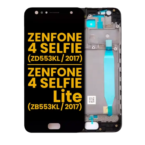 Écran LCD complet avec cadre pour Asus ZenFone 4 Selfie (ZD553KL / 2017) / ZenFone 4 Selfie Lite (ZB553KL / 2017) (reconditionné) (noir) – Image 2