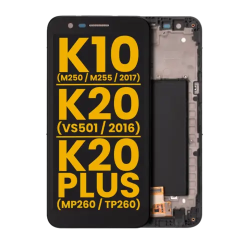 Écran LCD sans cadre pour LG K10 (M250 / M255 / 2017) / K20 (VS501 / 2016) / K20 Plus (MP260 / TP260) (Remis à neuf) (Toutes les couleurs)