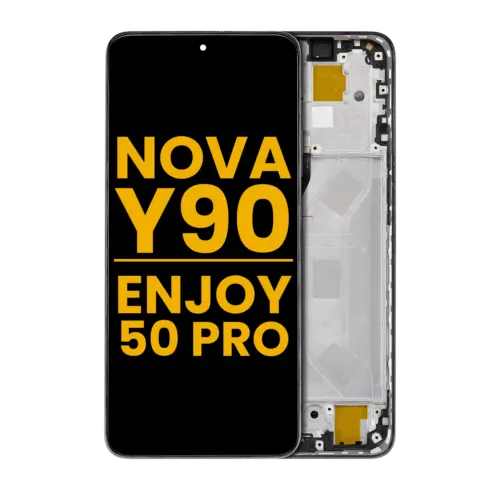 LCD Assembly With Frame For Huawei Nova Y90 / Enjoy 50 Pro (Refurbished) (Midnight Black)