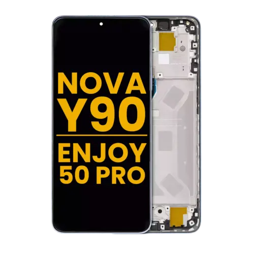 LCD Assembly With Frame For Huawei Nova Y90 / Enjoy 50 Pro (Refurbished) (Crystal Blue)