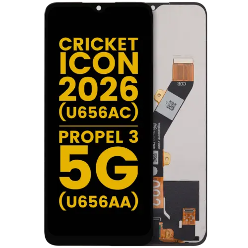 LCD Assembly Without Frame For Cricket lcon (2026) (U656AC) / AT&T Propel 3 5G (U656AA) (Refurbished) (All Colors)