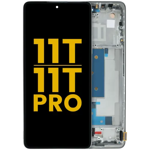 OLED Assembly With Frame For Xiaomi 11T / 11T Pro (Refurbished) (Celestial Blue)