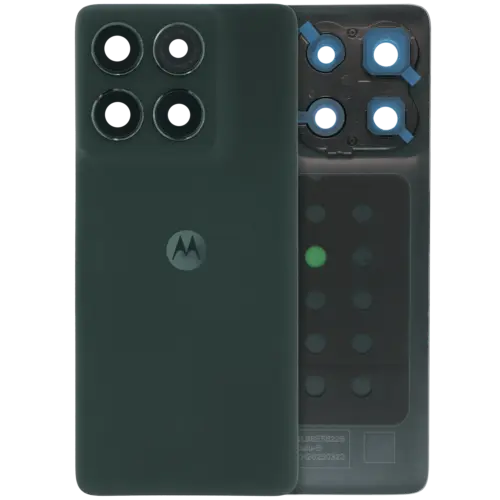 Cache arrière verre avec Metal Bracket Ring pour Motorola Moto Edge (XT2519 / 2025) (premium) (Deep Forest)