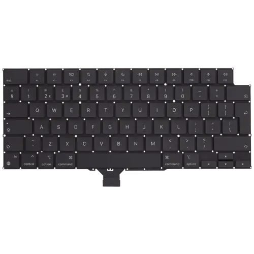 Keyboard Only For MacBook Pro 14" (A2442 / A2779 / A2918 / A2992 / A3112 / A3401 / A3185) / Pro 16" (A2485 / A2780 / A2991 /A3403 / A3186) (Late 2021 to Early 2025) (UK)