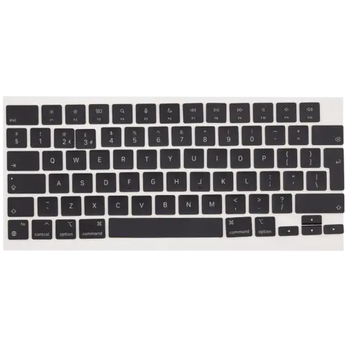 AZERTY Keycaps For MacBook Pro 14" (A2442 / A2779 / A2918 / A2992) / Pro 16" (A2485 / A2780 / A2991) (Late 2021 to Late 2023) (UK English)