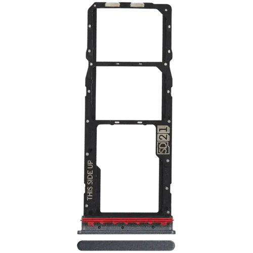 Single Sim Card Tray For Motorola Moto G14 (XT2341 / 2023) (Premium) (Steel Gray)
