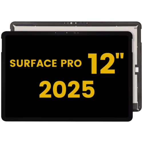 Écran LCD complet avec vitre tactile (digitizer) pour Microsoft Surface Pro 12" (2025) (reconditionné) (noir)