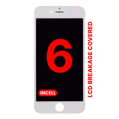 Écran LCD complet pour iPhone 6 (Aftermarket Pro: XO7 Incell) (blanc)
