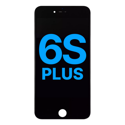 Écran LCD complet avec Steel Plate pour iPhone 6S Plus (Aftermarket: AQ7) (noir)