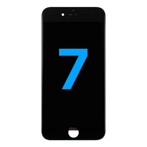 Écran LCD complet avec Steel Plate pour iPhone 7 (compatible) (noir) – Image 6