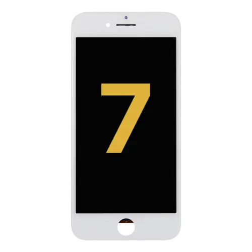 LCD Assembly With Steel Plate For iPhone 7 (Refurbished) (White)