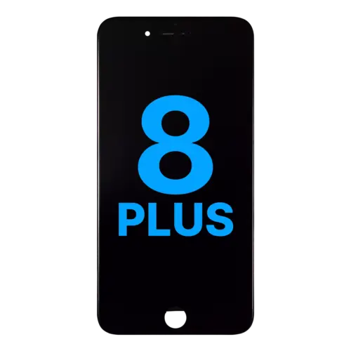 LCD Assembly With Steel Plate For iPhone 8 Plus (Aftermarket) (Black) – Image 6