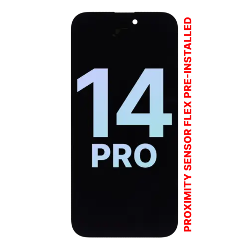Bloc écran OLED avec capteur de proximité nappe pré-installé pour iPhone 14 Pro (Service Pack)
