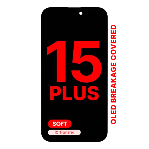 Bloc écran OLED pour iPhone 15 Plus (Aftermarket Pro: XO7 Soft)
