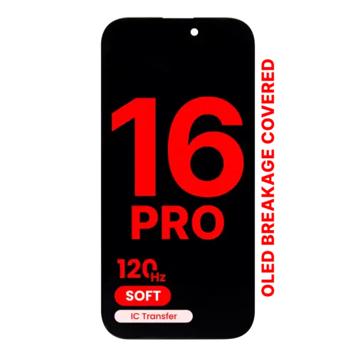 Bloc écran OLED pour iPhone 16 Pro (Aftermarket Pro: XO7 Soft) (120HZ)