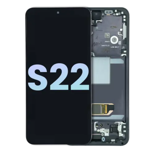 Écran OLED avec cadre pour Samsung Galaxy S22 5G (lot de service) (Noir fantôme) – Image 2