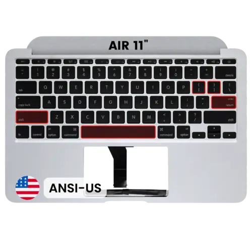 Top Case with Keyboard (ANSI US) For MacBook Air 11" A1370 (2011)