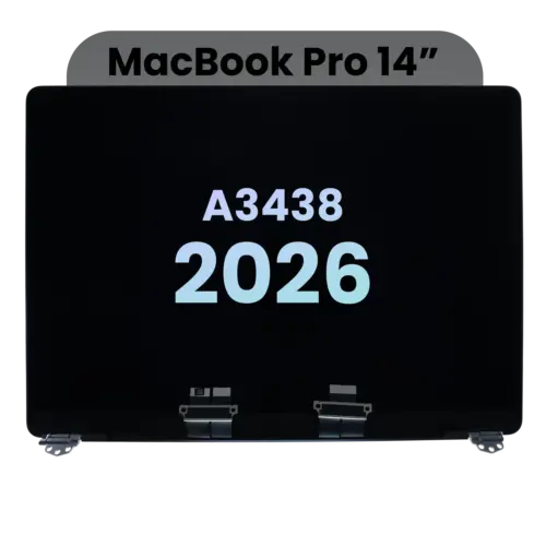Complete LCD Display Assembly (Nano Texture) For MacBook Pro 14" (A3438) (2026) (Genuine OEM) (Space Black)