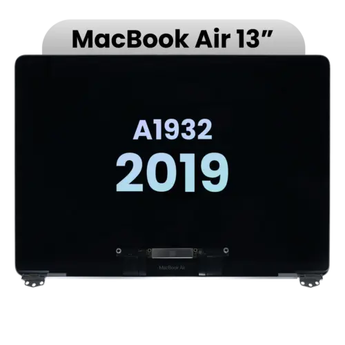Complete LCD Display Assembly For MacBook Air 13" A1932 (2019) (Genuine OEM) (Silver)