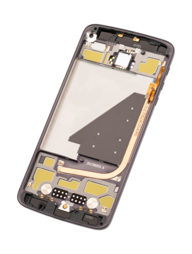 Coque arrière pour Motorola Moto Z Droid (XT1650-01 / 2016) (Pièce d'origine constructeur) (Noir / Gris) – Image 6