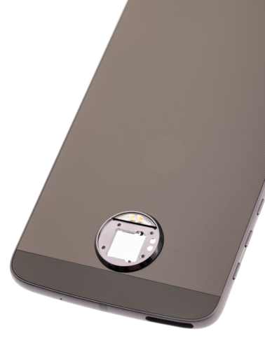Coque arrière pour Motorola Moto Z Droid (XT1650-01 / 2016) (Pièce d'origine constructeur) (Noir / Gris) – Image 5