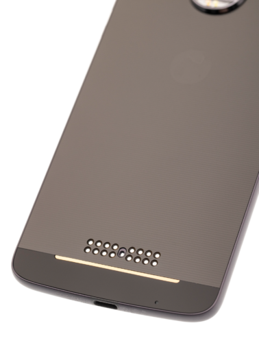 Coque arrière pour Motorola Moto Z Droid (XT1650-01 / 2016) (Pièce d'origine constructeur) (Noir / Gris) – Image 4