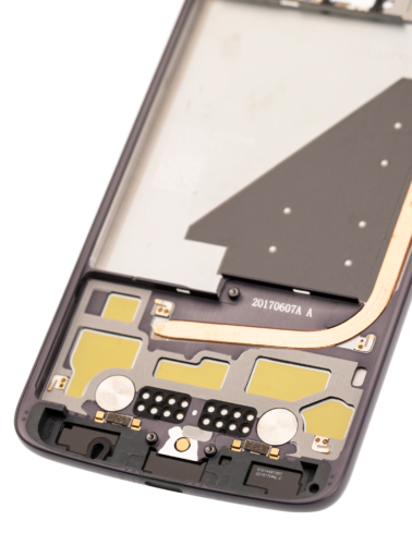 Coque arrière pour Motorola Moto Z Droid (XT1650-01 / 2016) (Pièce d'origine constructeur) (Noir / Gris) – Image 8