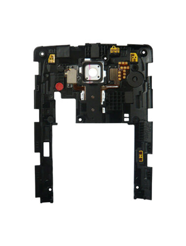 Back Housing Bezel Panel Frame With Power & Volume Button Flex For LG G4 (Black) – Image 4