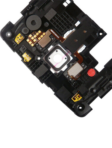 Back Housing Bezel Panel Frame With Power & Volume Button Flex For LG G4 (Black) – Image 5