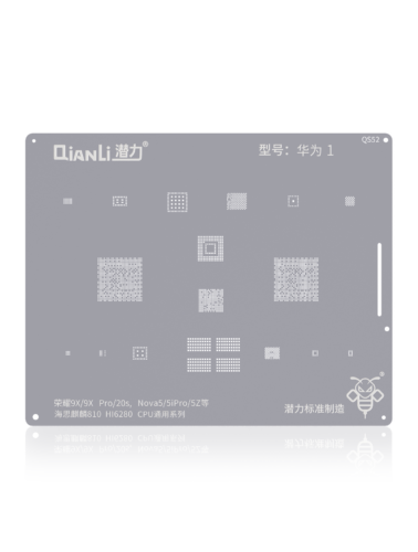 Bumblebee Stencil (QS52) pour Huawei Honor 9X / Pro / 20S / Nova 5 / 5i Pro / 5Z (Kirin810) (HI6280) CPU Universal Series (Qianli) – Image 2