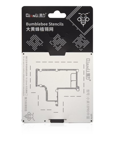 Pochoir Bourdon (QS174) pour Xiaomi 12 Pro Couche intermédiaire (Qianli)