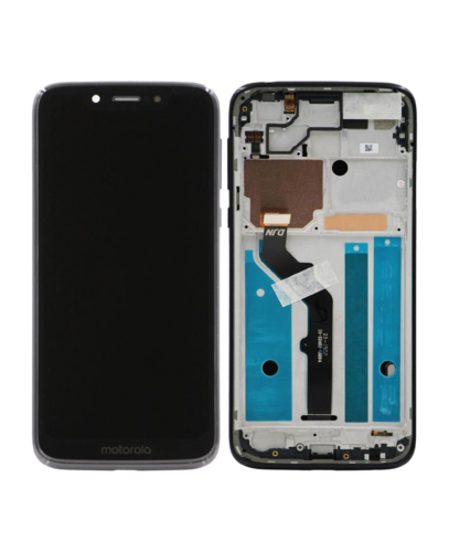 Écran LCD avec cadre pour Motorola Moto G7 Play (XT1952 / 2019) / T-Mobile Revvlry (Pièce d'origine constructeur) (Noir étoilé) – Image 5