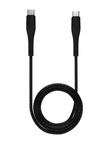 USB Type C To USB Type C câble (1.8 m / 6 ft) (AmpSentrix Alpha) (noir) – Image 2