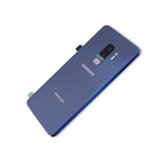Cache arrière verre avec lentille de caméra pour Samsung Galaxy S9 Plus (Service Pack) (Coral Blue) – Image 6