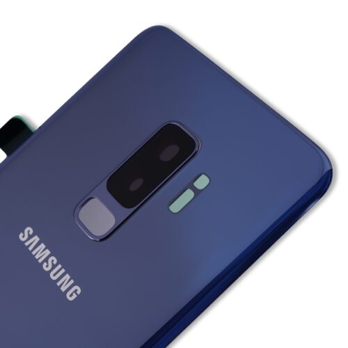 Cache arrière verre avec lentille de caméra pour Samsung Galaxy S9 Plus (Service Pack) (Coral Blue) – Image 8