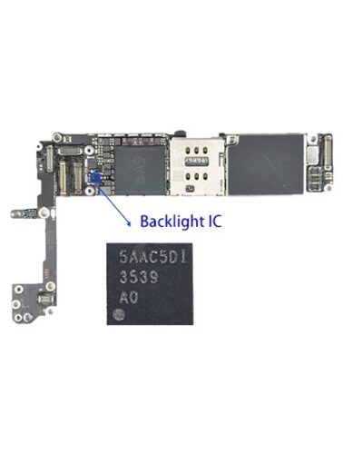 Circuit intégré d'amplification du pilote de rétroéclairage pour iPhone SE (2016) / 6S / 6S Plus (U4020 : U4050 : 3539-A0 : 16 broches) (paquet de 10) – Image 3