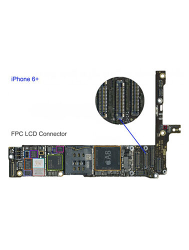 Connecteur LCD FPC pour iPhone 5 / 5C (J5 : 28 broches) – Image 5