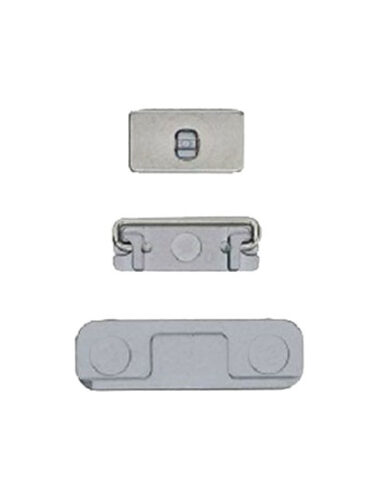 Ensemble de boutons physiques (Marche/Arrêt / Volume / Vibrateur) pour iPhone 5S / SE (2016) (Gris sidéral) – Image 2